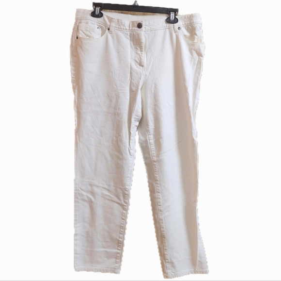 Chico's White Cream So Slimming Jeans Pants - Picture 1 of 5